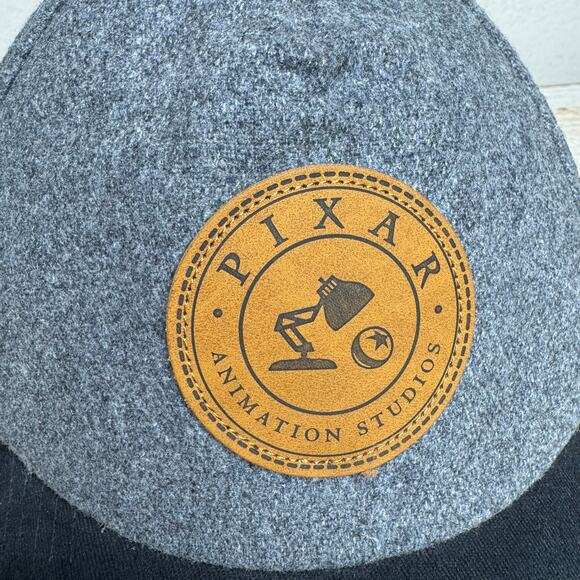 Disney Pixar Animation Studios Gray Felt Wool Blend Adjustable Baseball Cap - Picture 2 of 8